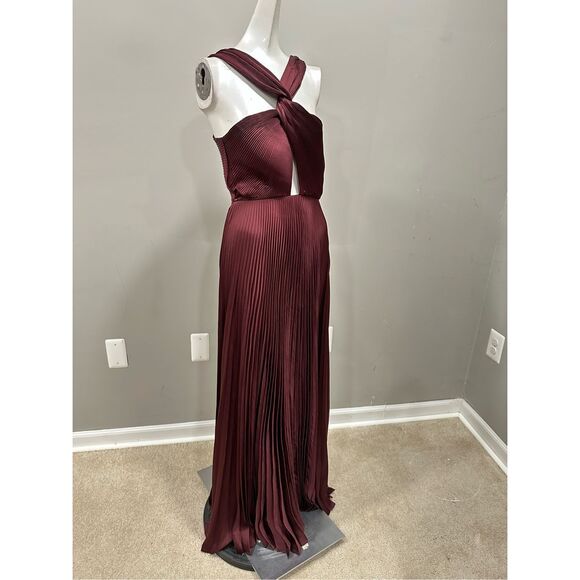 A.L.C. Burgundy Maxi Dress - Picture 5 of 10